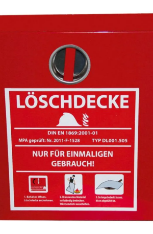 Löschdecke inkl. Wandkasten